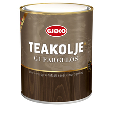 Gjøco Teakolje matt G1 Båtimpregnering 3 liter